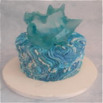 Waves Wedding Cake