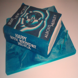 Brave New World Book Cake
 (Special Orders)