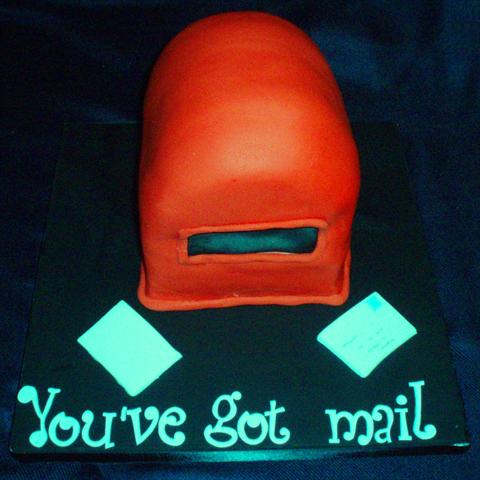 Postbox Cake