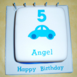 Little Car Birthday Cake