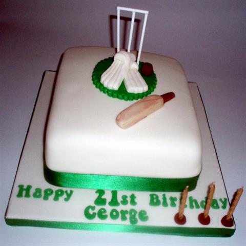 Cricket fan's Cake