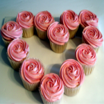 Cupcake Heart Set