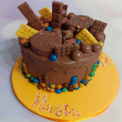 Melted Chocolate Drip Cake
 (Celebration)